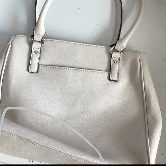 Ann Klein Satchel cream purse - Picture 9 of 10
